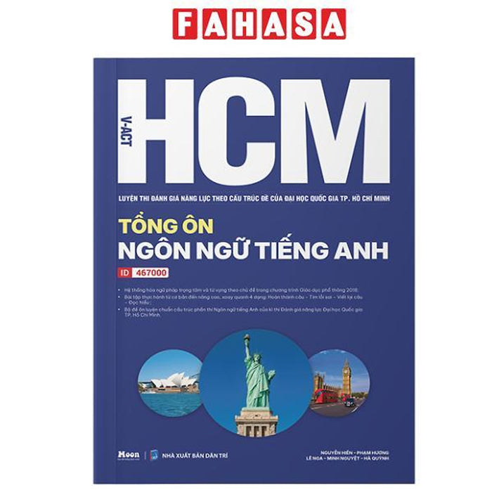 Sách - V-Act Hcm - Luyện Thi Đánh Giá Năng Lực Theo Cấu Trúc Đề Của Đại Học Quốc Gia Tp. Hồ Chí Minh - Tổng Ôn Ngôn Ngữ Tiếng Anh