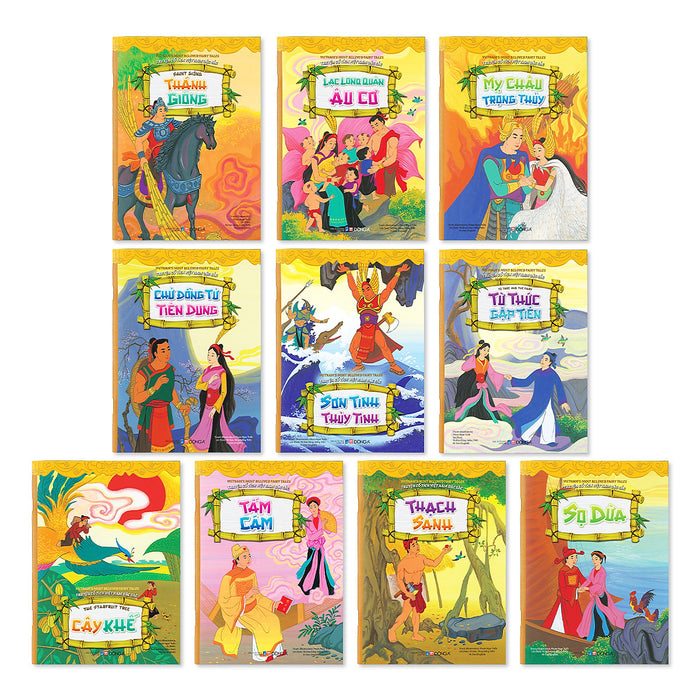 Truyện Cổ Tích Việt Nam Đặc Sắc- 10 Tập- Song Ngữ- Nxb Dân Trí- Đông A