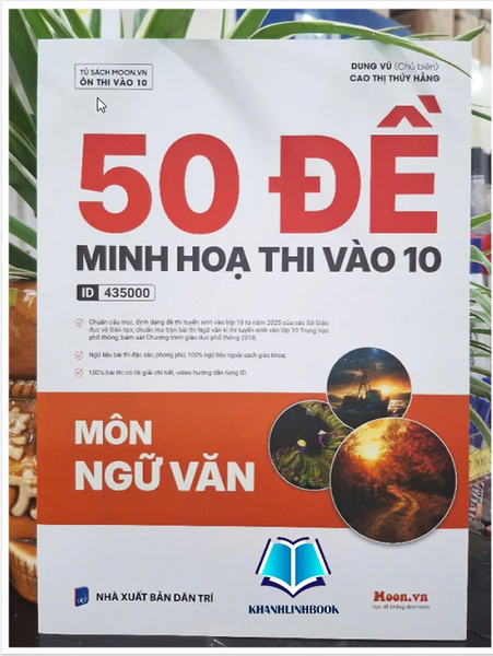 Sách - 50 Đề Minh Hoạ Thi Vào 10 Môn Ngữ Văn