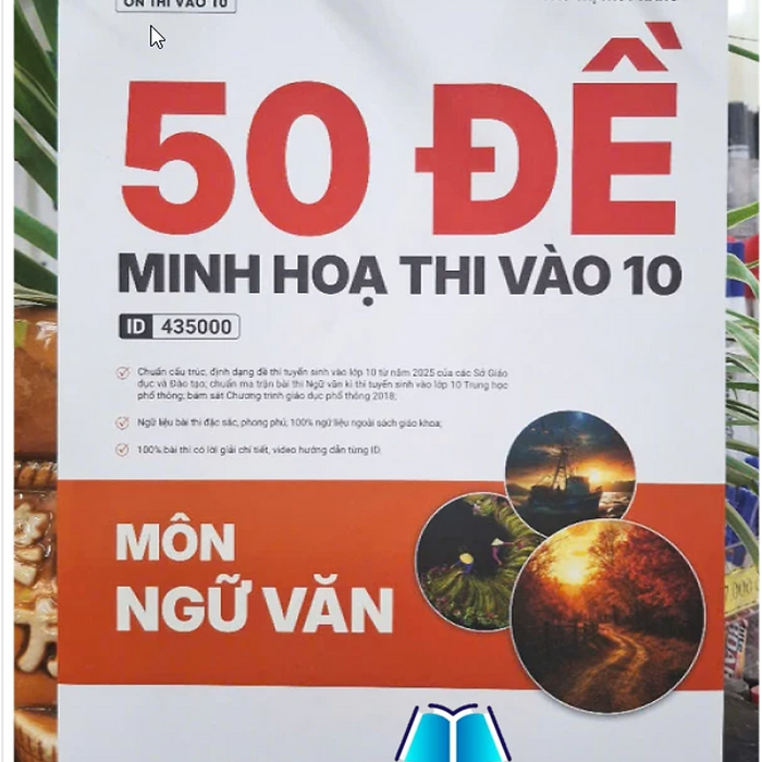 Sách - 50 Đề Minh Hoạ Thi Vào 10 Môn Ngữ Văn