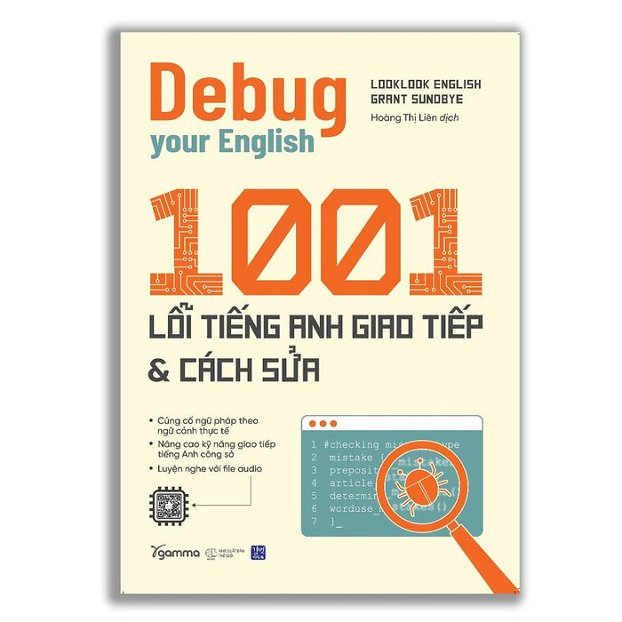 Debug Your English: 1001 Lỗi Tiếng Anh Giao Tiếp & Cách Sửa - Bản Quyền