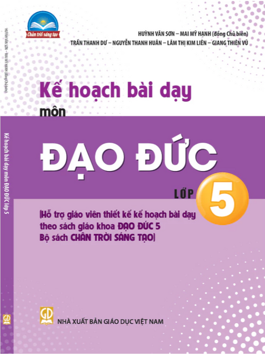 Sách - Kế Hoạch Bài Dạy Môn Đạo Đức Lớp 5 (Bộ Sách Chân Trời Sáng Tạo) - Bán Kèm Bút