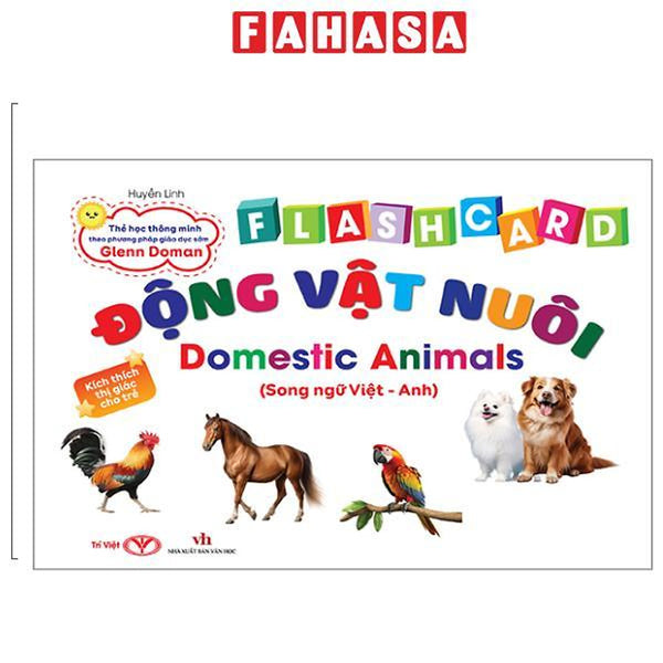 Sách - Flashcard Động Vật Nuôi - Domestic Animals