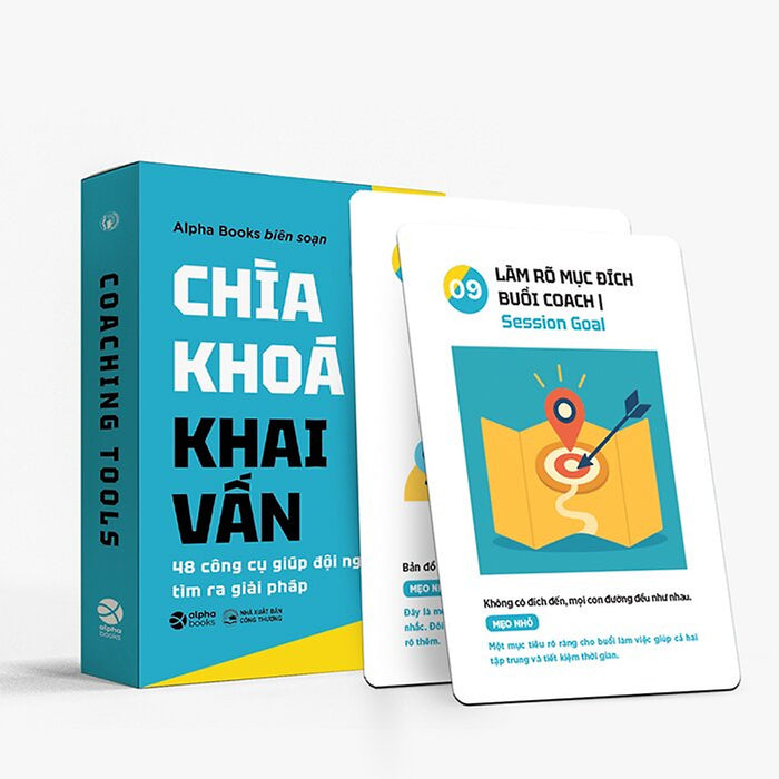 Flashcard Chìa Khóa Khai Vấn - 48 Tình Huống Coaching Thực Tế Giúp Đội Ngũ Tự Tìm Ra Giải Pháp