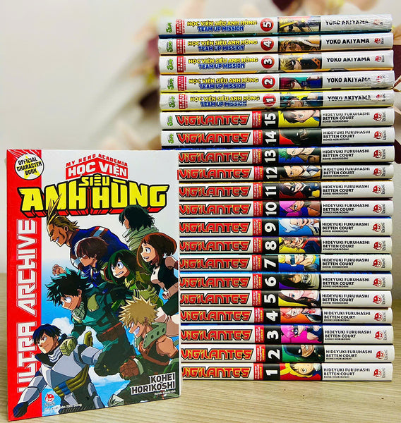 Truyện Tranh Học Viện Siêu Anh Hùng Vigilantes Full 20 Tập + Ngoại Truyện (Chan Book)