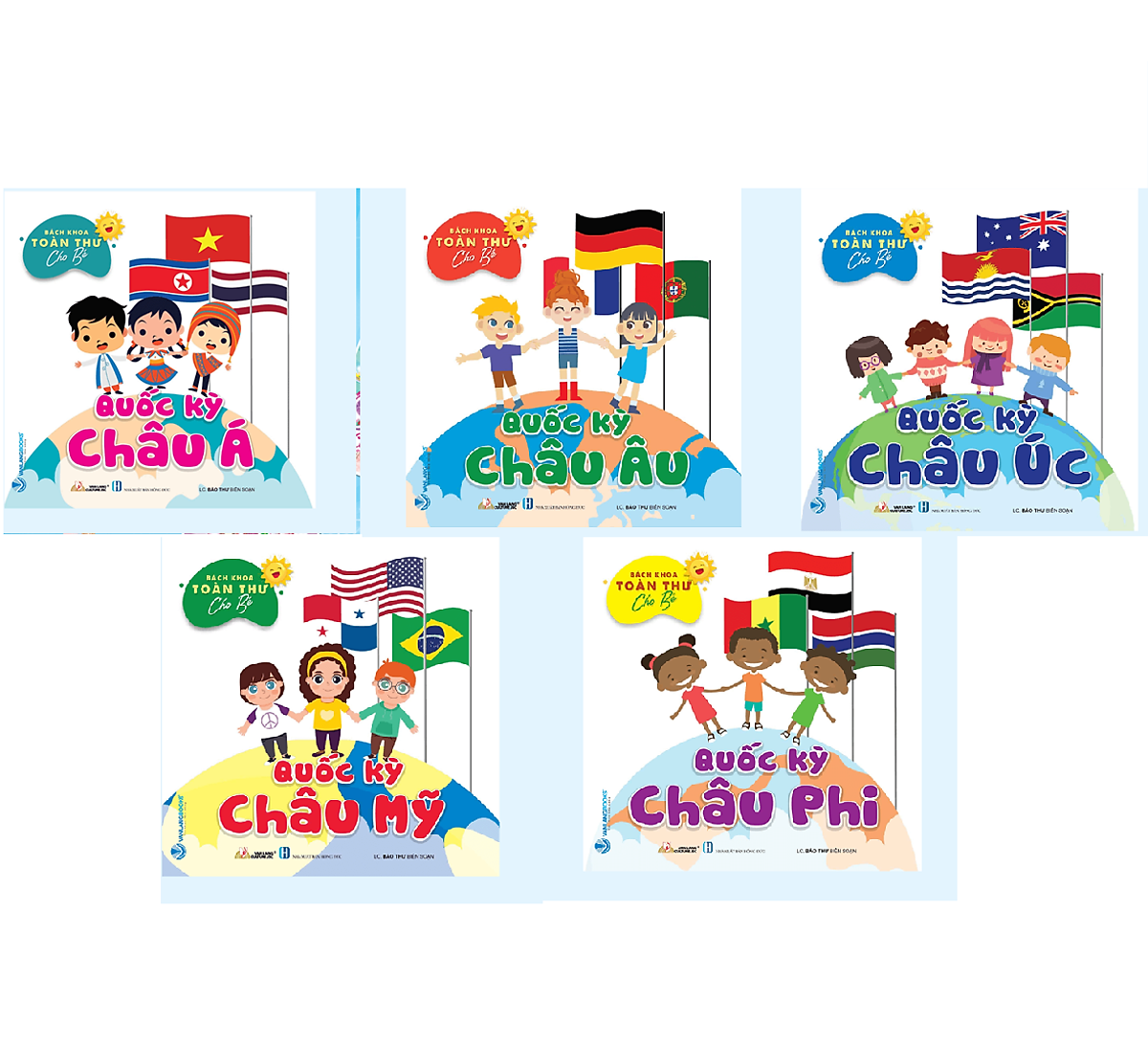 Sách Bách Khoa Toàn Thư Cho Bé  - Quốc Kỳ (Bộ 5 Cuốn)