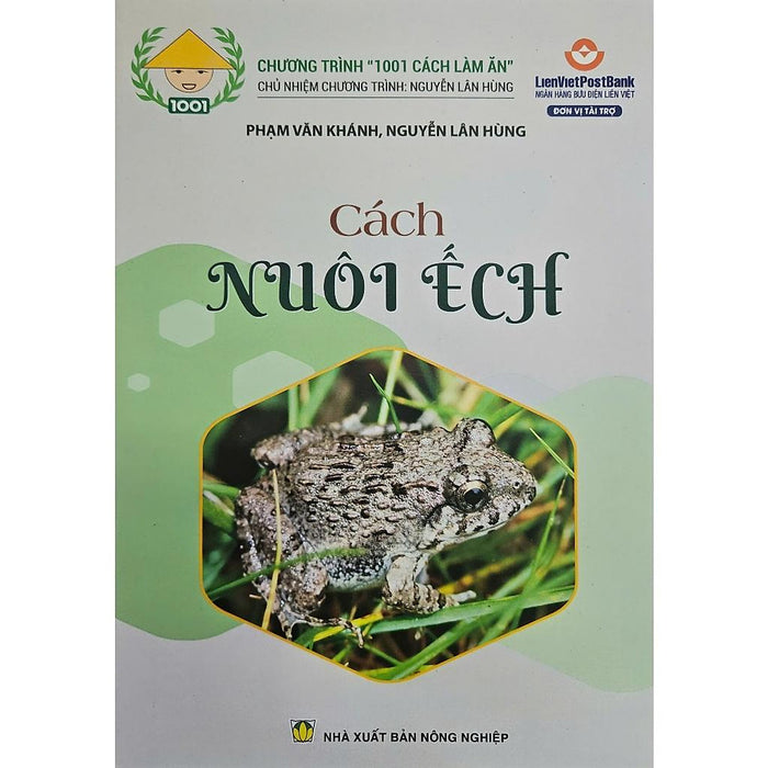 Sách - Cách Nuôi Ếch - Nxb Nông Nghiệp