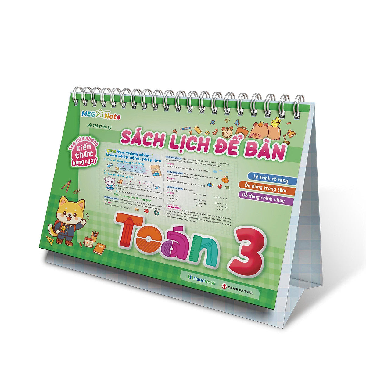 Sách Lịch Để Bàn - Tra Cứu Nhanh Kiến Thức Hàng Ngày Toán Lớp 3