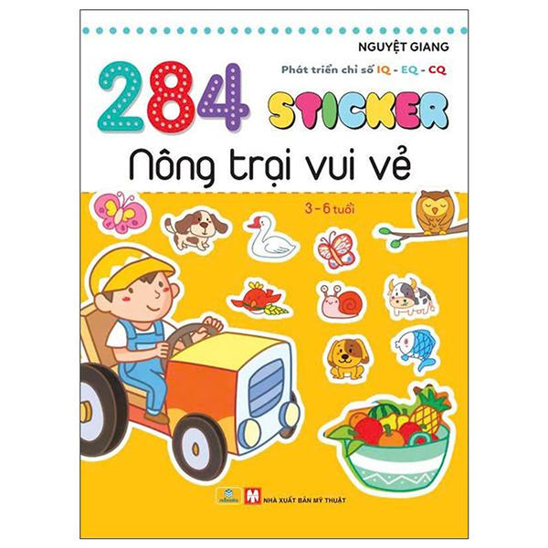 Sách - Phát Triển Chỉ Số Iq-Eq-Cq - 284 Sticker Nông Trại Vui Vẻ