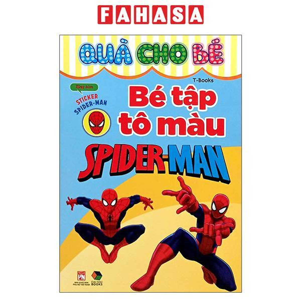 Sách - Quà Cho Bé - Bé Tập Tô Màu Spider-Man
