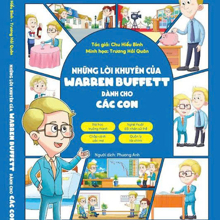 Bộ 2 Cuốn Truyện Tranh “Những Bức Thư Của Các Tỷ Phú Thế Giới Dành Cho Con”- Chu Hiểu Bình- Nxb Phụ Nữ Việt Nam- Tân Việt Books