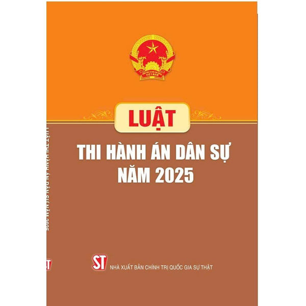 [Sách] Luật Thi Hành Án Dân Sự Năm 2025
