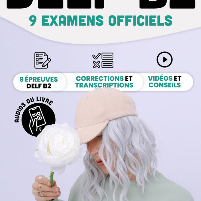 Sách Học Tiếng Pháp-Delf B2 - 9 Examens Officiels: 9 Épreuves Delf B2, Corrections Et Transcriptions, Vidéos Et Conseils Paperback