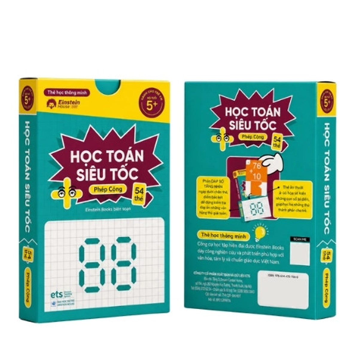 Flashcard Học Toán Siêu Tốc - 54 Thẻ (Chọn Chủ Đề)