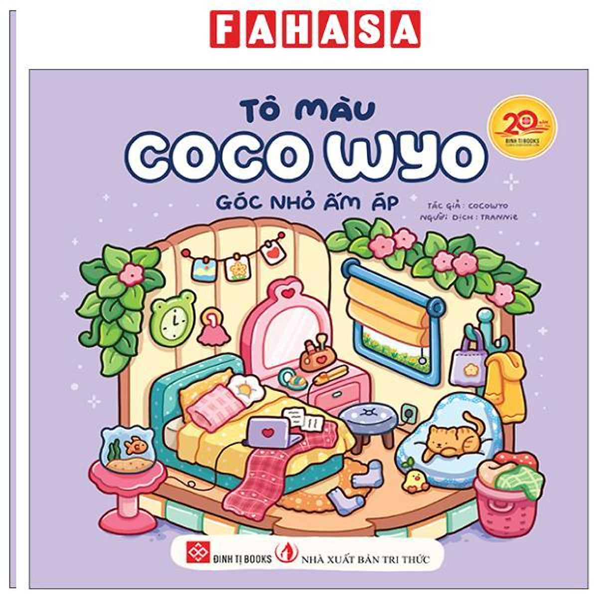 Sách - Tô Màu Coco Wyo - Góc Nhỏ Ấm Áp