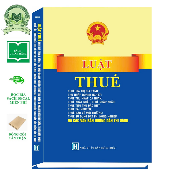 Luật Thuế: Thuế Giá Trị Gia Tăng, Thuế Thu Nhập Doanh Nghiệp, Thuế Tncn ..Và Các Văn Bản Hướng Dẫn Thi Hành