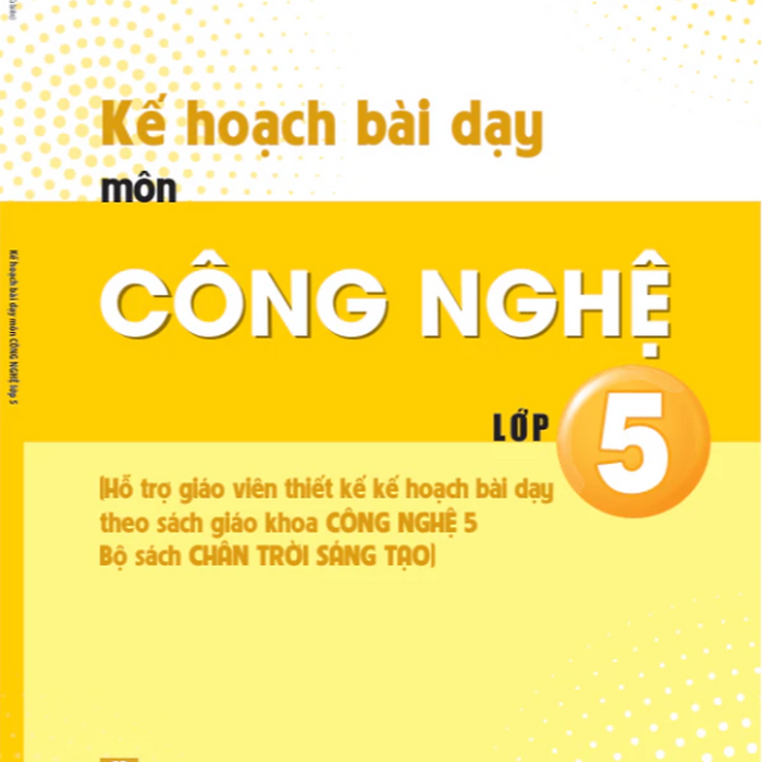 Sách - Kế Hoạch Bài Dạy Môn Công Nghệ Lớp 5 (Bộ Sách Chân Trời Sáng Tạo) - Bán Kèm Bút