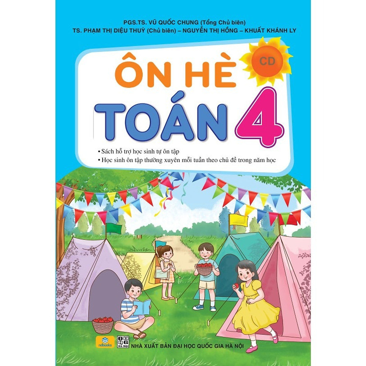 Bộ 2 Cuốn Ôn Hè Toán + Tiếng Việt 4 Cánh Diều - Ndbooks