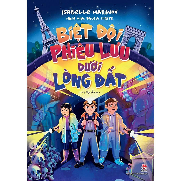 Sách - Biệt Đội Phiêu Lưu Dưới Lòng Đất - Nxb Kim Đồng