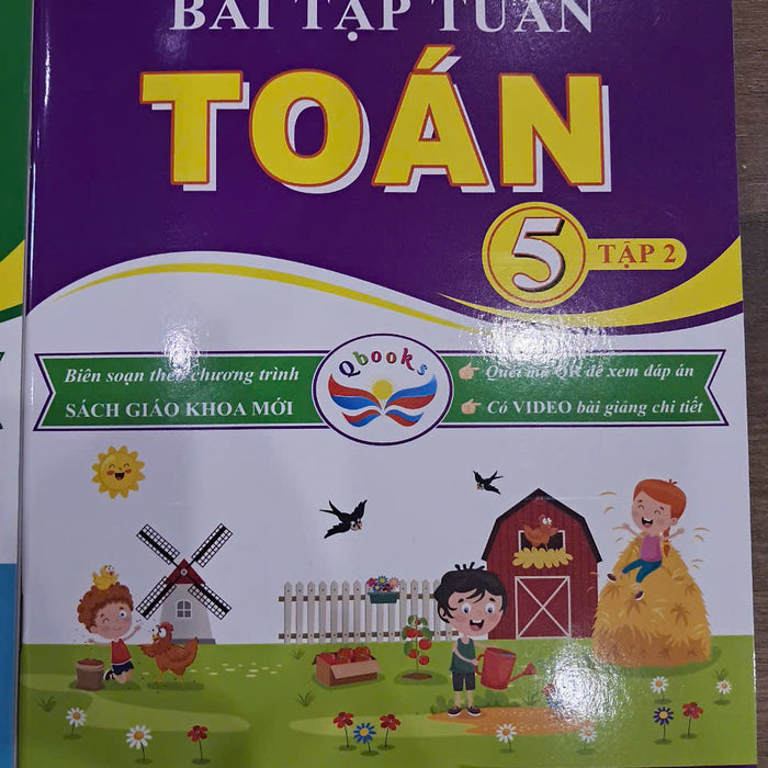 Sách - Bài Tập Tuần Toán Lớp 5 - Tập 1 + 2 (Cánh Diều)