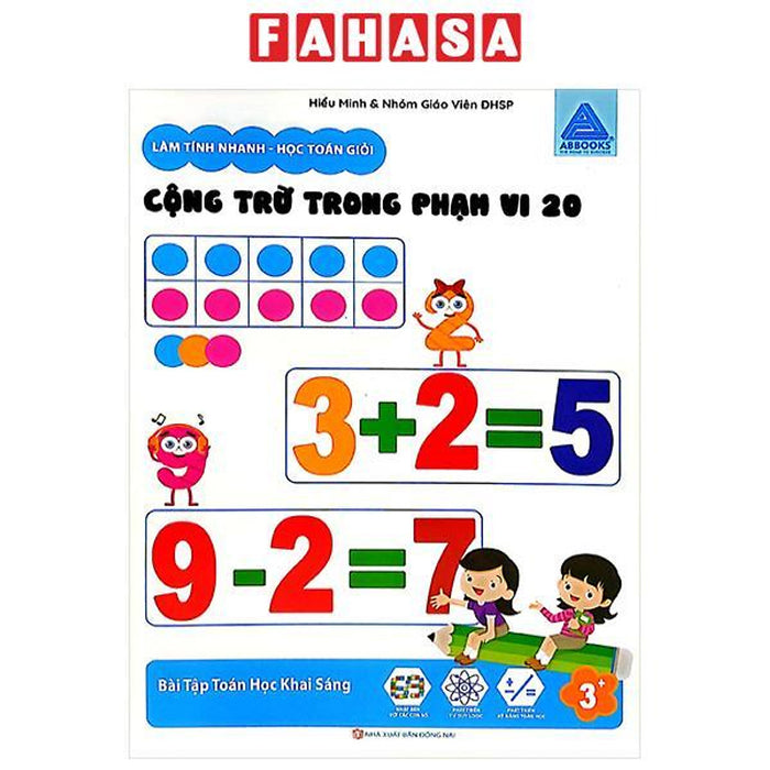 Sách - Làm Tính Nhanh - Học Toán Giỏi - Cộng Trừ Trong Phạm Vi 20 - Bài Tập Toán Học Khai Sáng