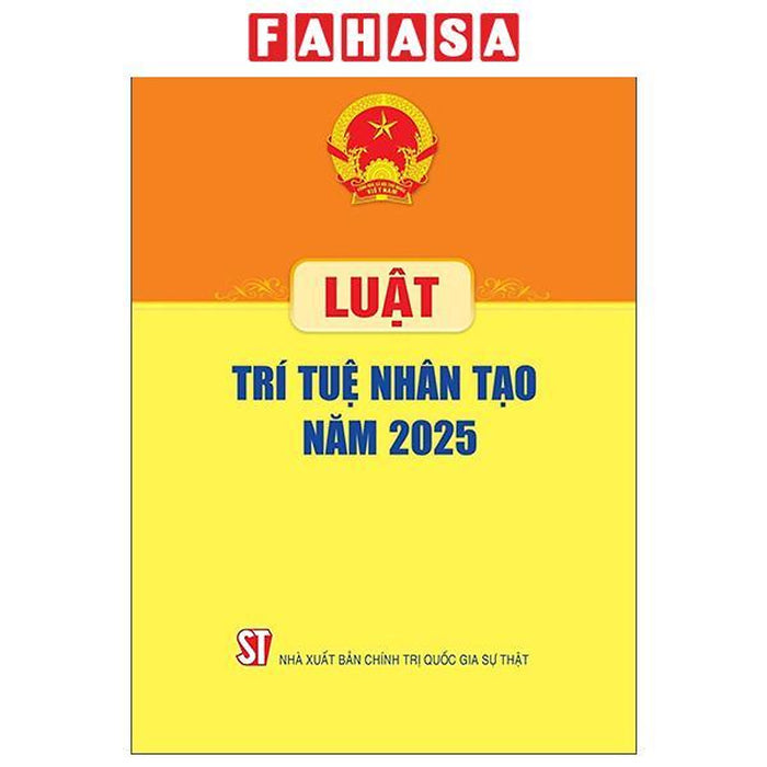 Sách - Luật Trí Tuệ Nhân Tạo Năm 2025