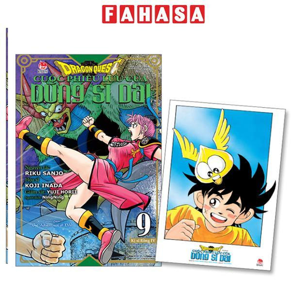 Sách - Dragon Quest - Cuộc Phiêu Lưu Của Dũng Sĩ Dai - Tập 9 - Kị Sĩ Rồng Iv - Tặng Kèm Postcard