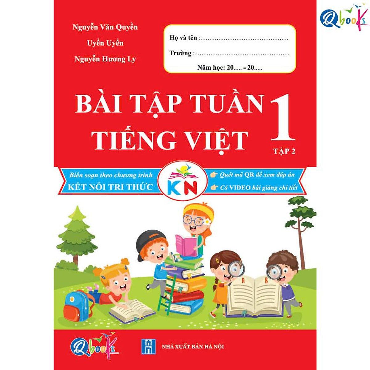 Bài Tập Tuần Tiếng Việt Lớp 1 - Tập 2 ( Kết Nối Tri Thức Với Cuộc Sống) - Bản Quyền
