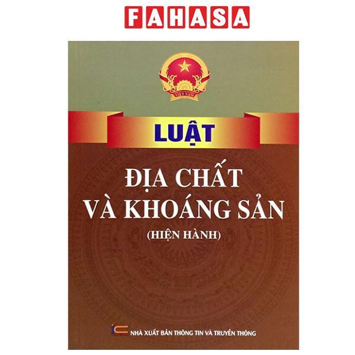 Sách - Luật Địa Chất Và Khoáng Sản (Hiện Hành) 