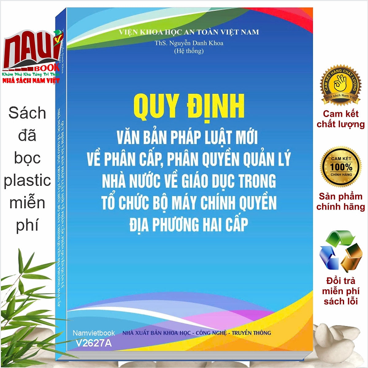 Sách Quy Định Văn Bản Pháp Luật Mới Về Phân Cấp, Phân Quyền Quản Lý Nhà Nước Về Giáo Dục (V2627A)