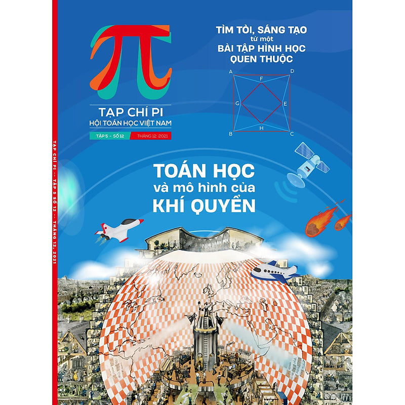 Tạp chí Pi - Hội Toán Việt Nam/Trọn bộ 10 cuốn - 12 số năm 2021