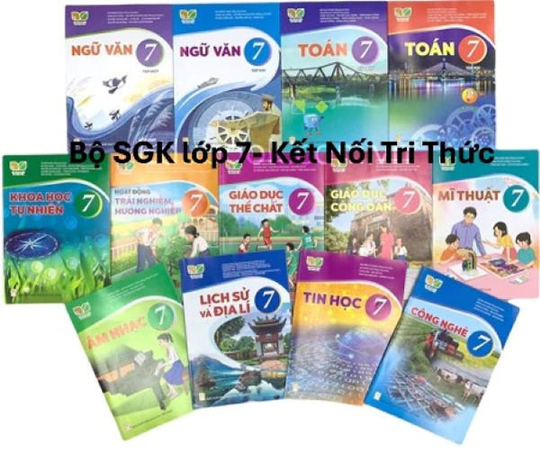 Bộ Sách Giáo Khoa Lớp 7- Kết Nối Tri Thức Với Cuộc Sống (13 Quyển- Kèm Bìa Nilong Bao Sách)