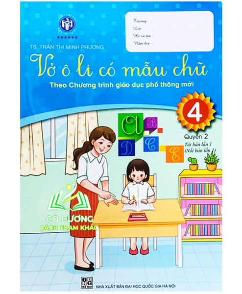 Sách - Vở Ô Li Có Mẫu Chữ 4 - Quyển 2 (Bt)