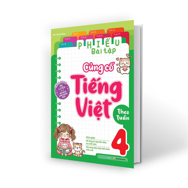 Sách Phiếu Bài Tập Củng Cố Tiếng Việt Theo Tuần Lớp 4