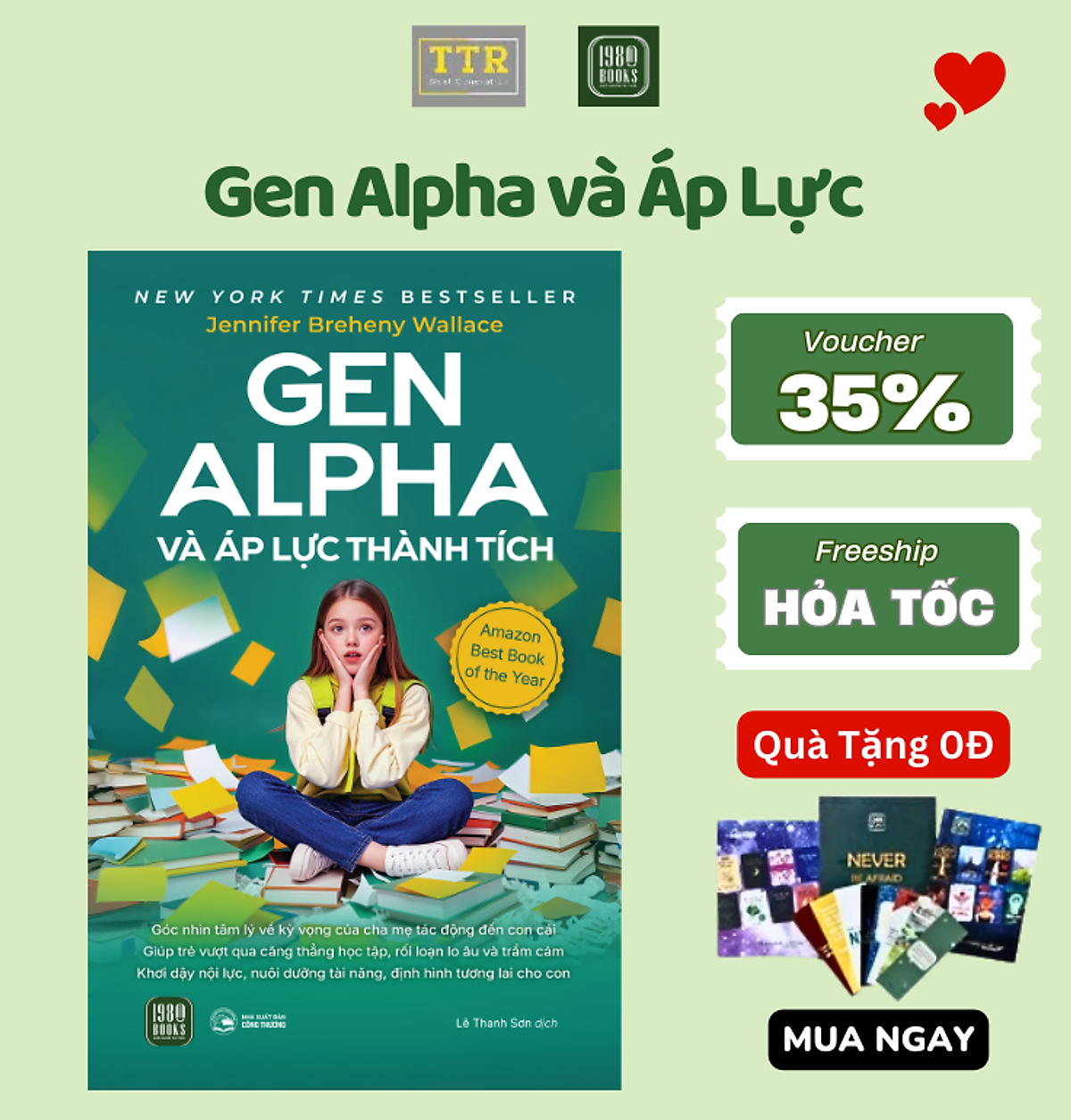 Sách - Gen Alpha Và Áp Lực Thành Tích - Ttr