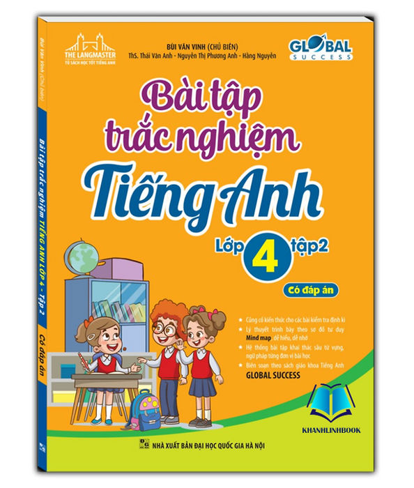 Sách - Global Success - Bài Tập Trắc Nghiệm Tiếng Anh Lớp 4 Tập 2 (Có Đáp Án)