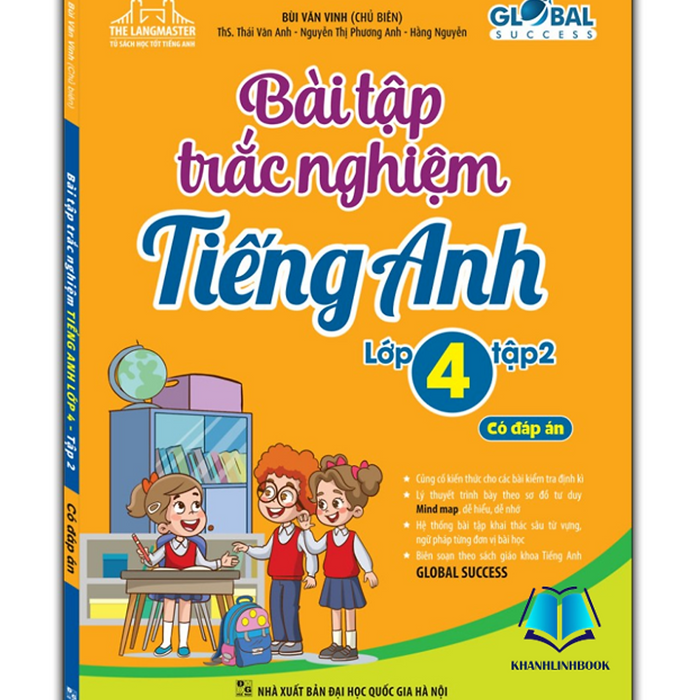 Sách - Global Success - Bài Tập Trắc Nghiệm Tiếng Anh Lớp 4 Tập 2 (Có Đáp Án)
