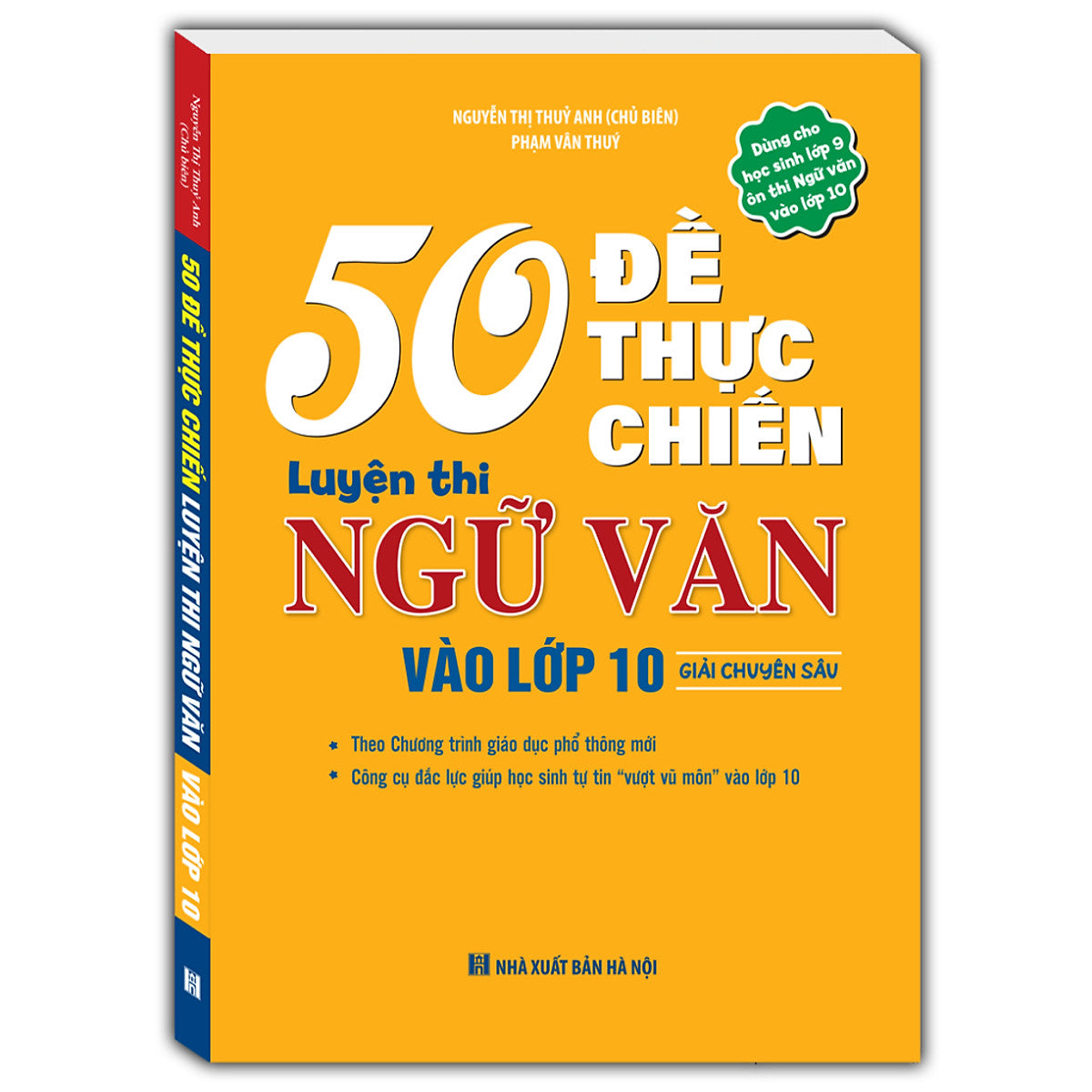 Sách - 50 Đề Thực Chiến Luyện Thi Ngữ Văn Vào Lớp 10 (Giải Chuyên Sâu)