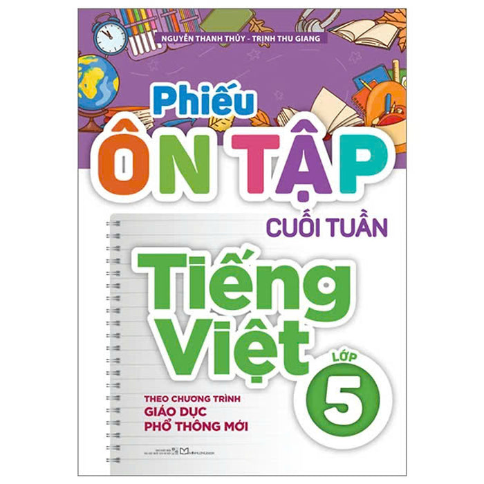 Phiếu Ôn Tập Cuối Tuần Tiếng Việt - Lớp 5 (Theo Chương Trình Giáo Dục Phổ Thông Mới)
