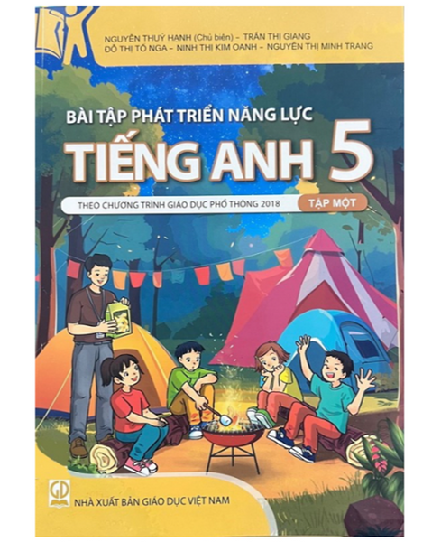 Sách - Bài Tập Phát Triển Năng Lực Tiếng Anh 5 Tập 1 ( Theo Chương Trình Giáo Dục Phổ Thông 2018 )