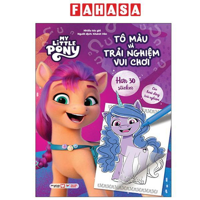 Sách - My Little Pony - Tô Màu Và Trải Nghiệm Vui Chơi