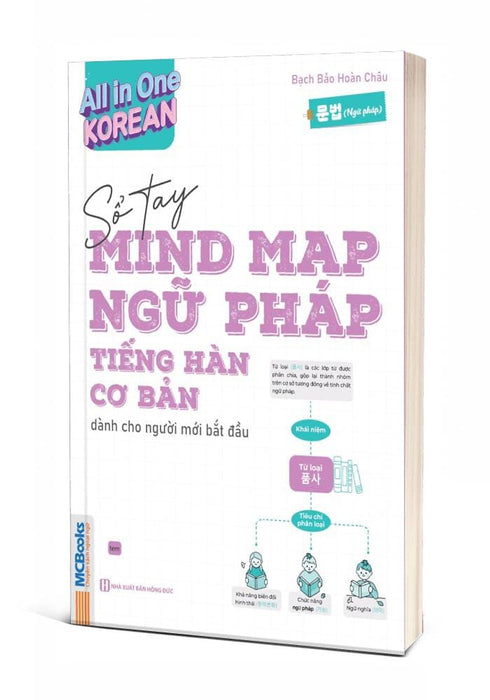 All In One Korean – Sổ Tay Mindmap Ngữ Pháp Tiếng Hàn Cơ Bản Dành Cho Người Mới Bắt Đầu