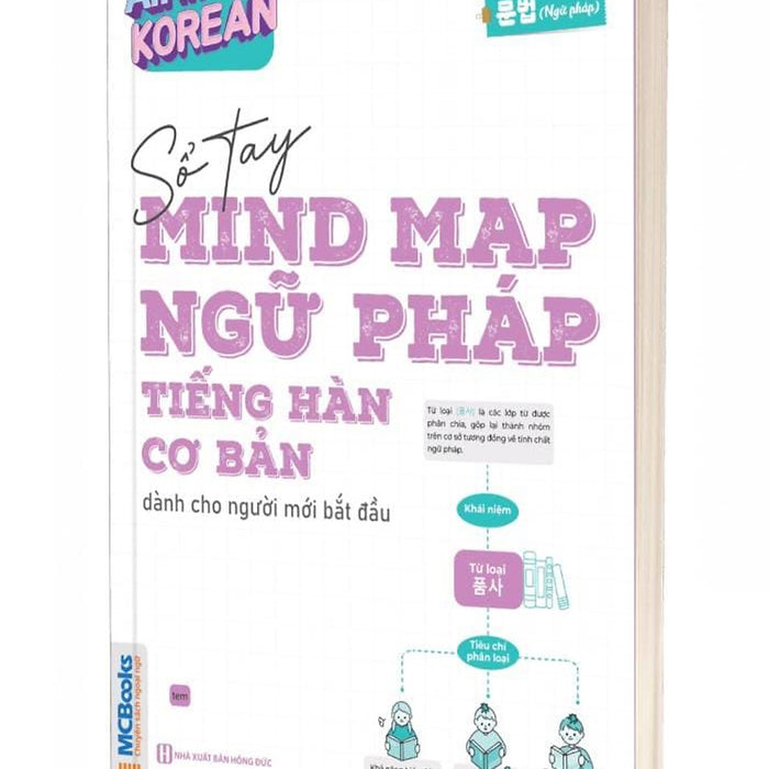 All In One Korean – Sổ Tay Mindmap Ngữ Pháp Tiếng Hàn Cơ Bản Dành Cho Người Mới Bắt Đầu