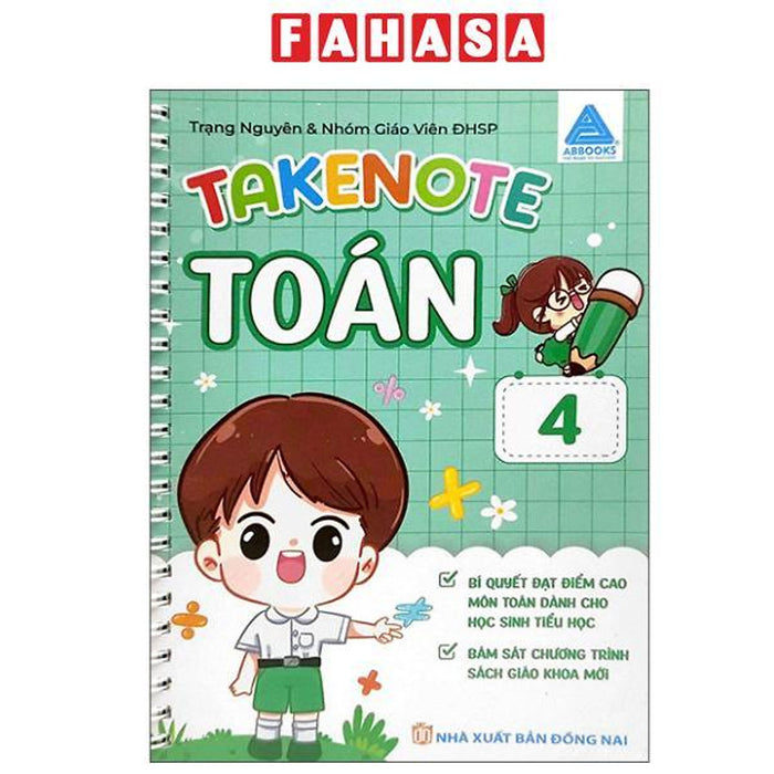 Sách - Takenote Toán 4