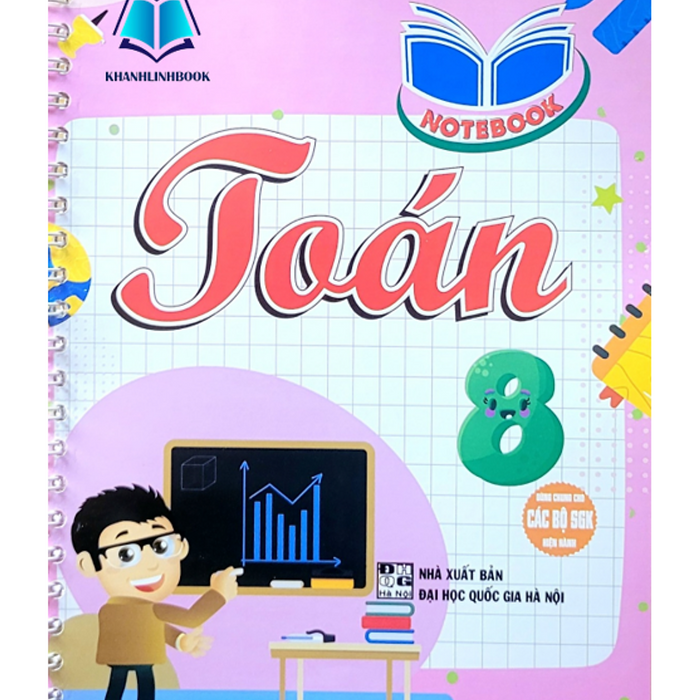 Sách - Notebook Toán 8 (Dùng Chung Cho Các Bộ Sgk Hiện Hành) (Ha)
