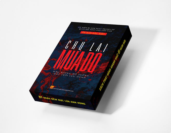 (Ấn Bản Bìa Cứng, Có Hộp, Ruột 100Gsm) Mưa Đỏ – Chu Lai – Vietnambook – Nxb Quân Đội Nhân Dân