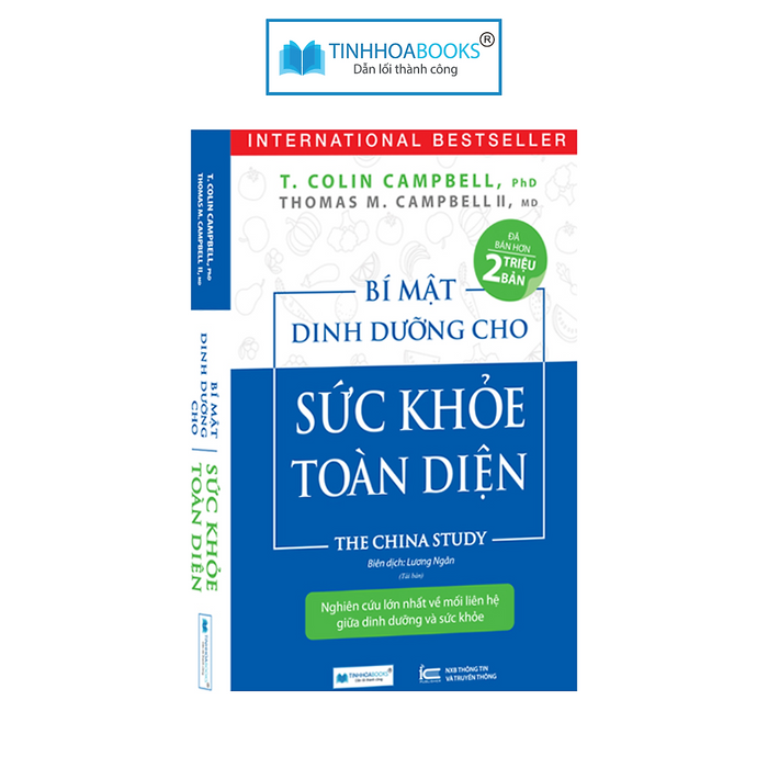 (Tái Bản 2025) Sách Sức Khoẻ Toàn Diện - The China Study