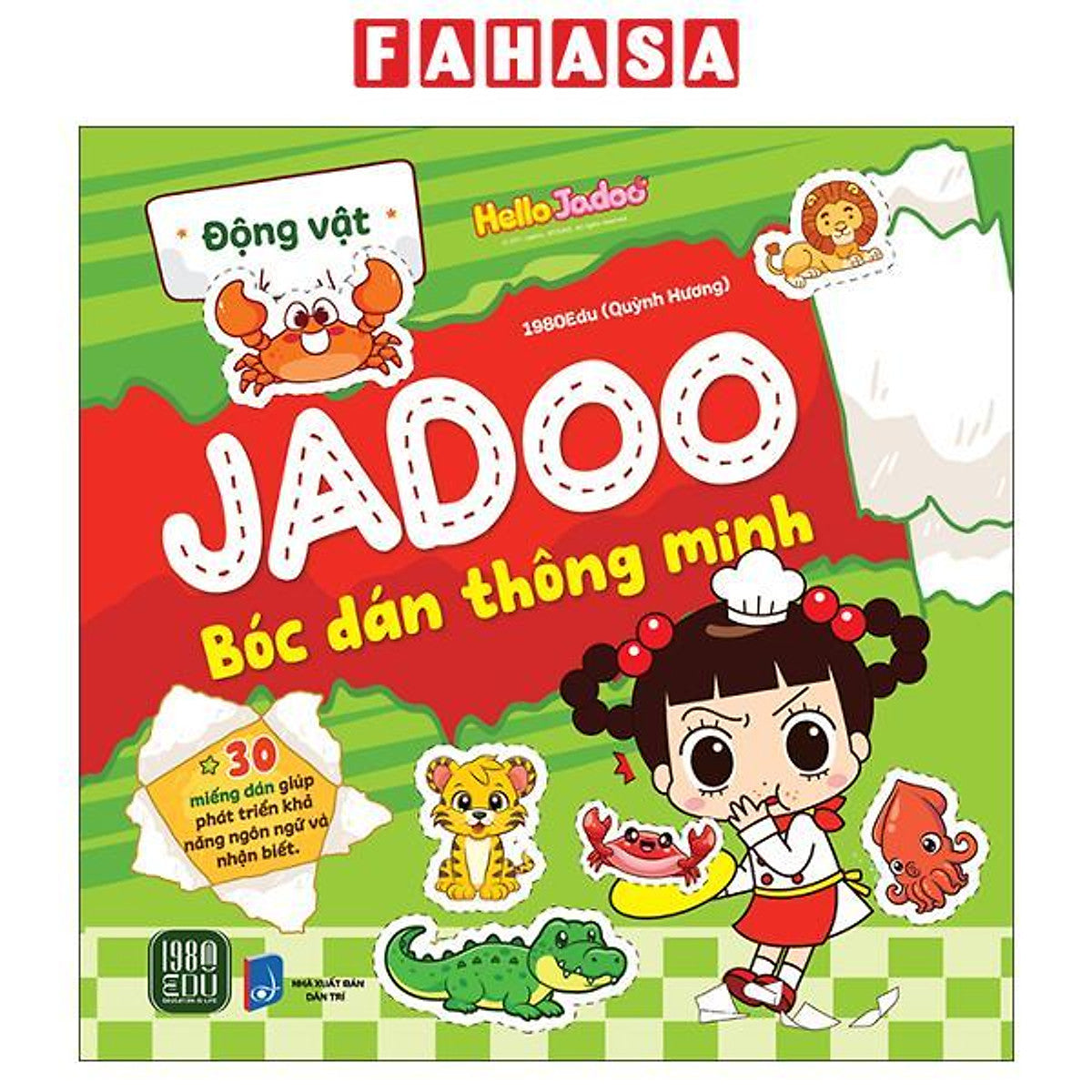 Sách - Jadoo Bóc Dán Thông Minh - Động Vật