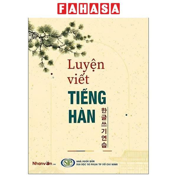 Sách - Luyện Viết Tiếng Hàn - 한글쓰기연습