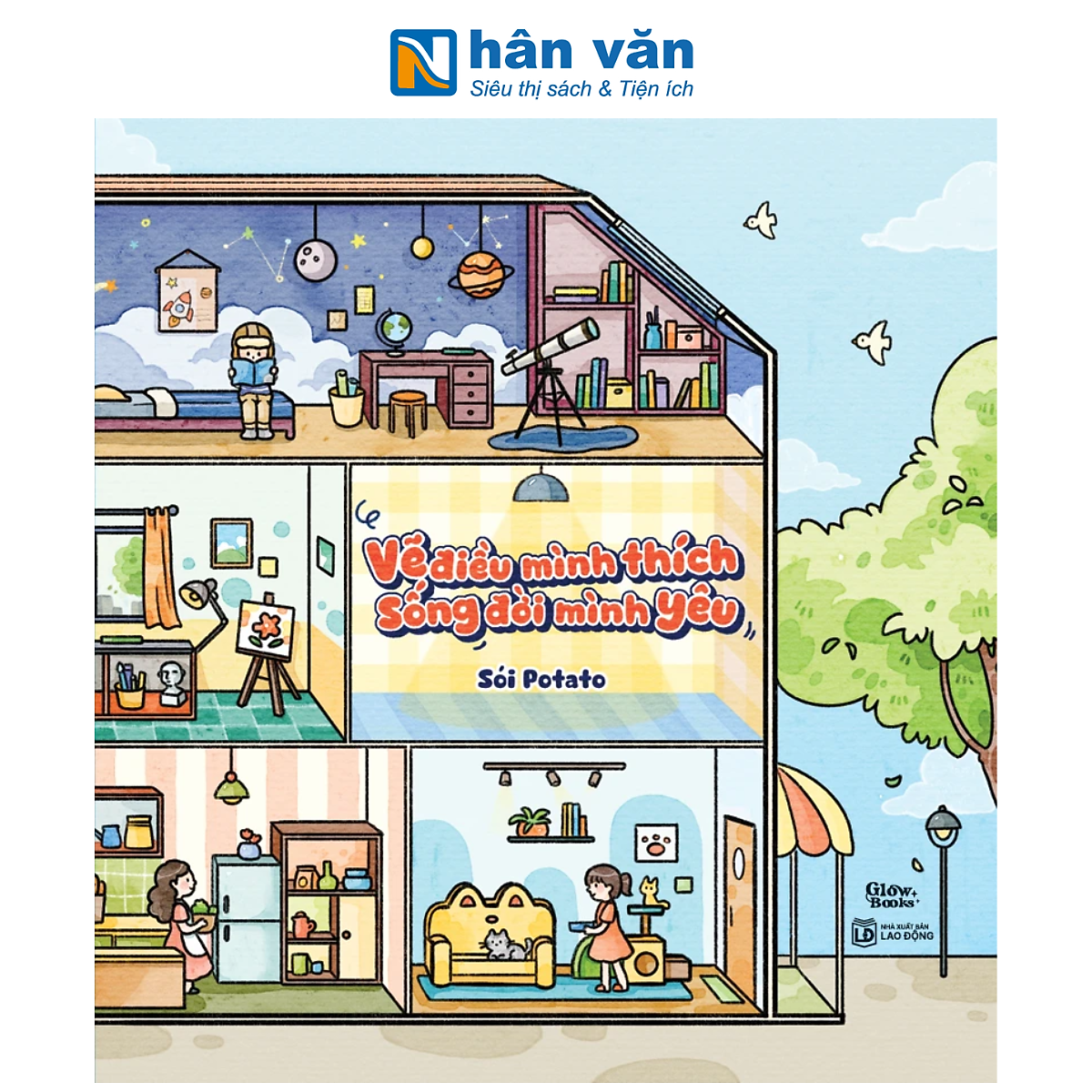 Sách - Vẽ Điều Mình Thích - Sống Đời Mình Yêu - Sói Potato